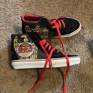 Rare Slayer Vans hi-tops